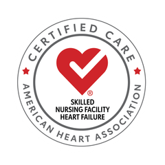 American Heart Association Skilled Nursing Heart Failure certification seal