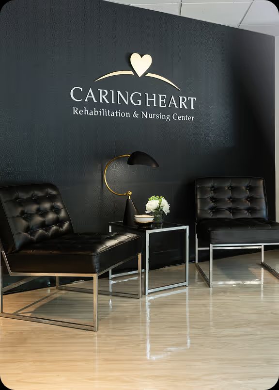 The Caring Heart lobby and welcome area